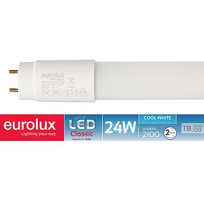 5FT T8 Tube 24w LED G13 4000K Retrofit 512mm with Fuse - G1064C
