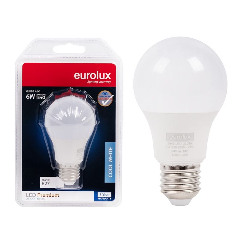 A60 Classic 6w LED E27 4000K