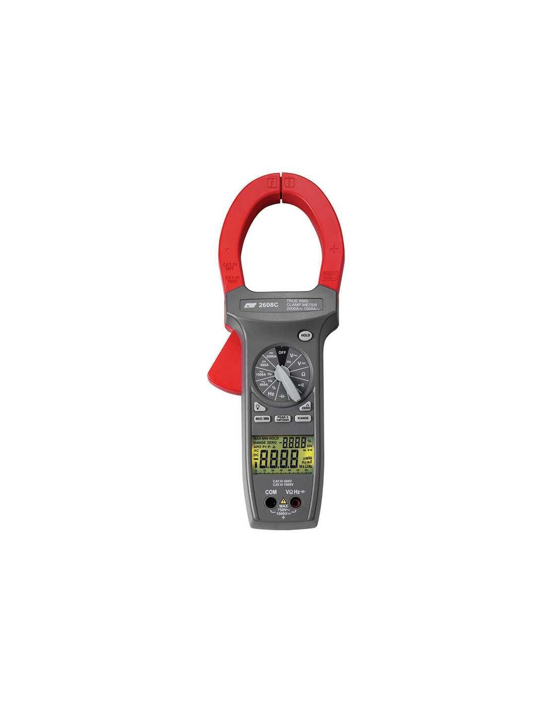 HellermannTyton Clamp Meter Digital True RMS 2000A AC / DC
