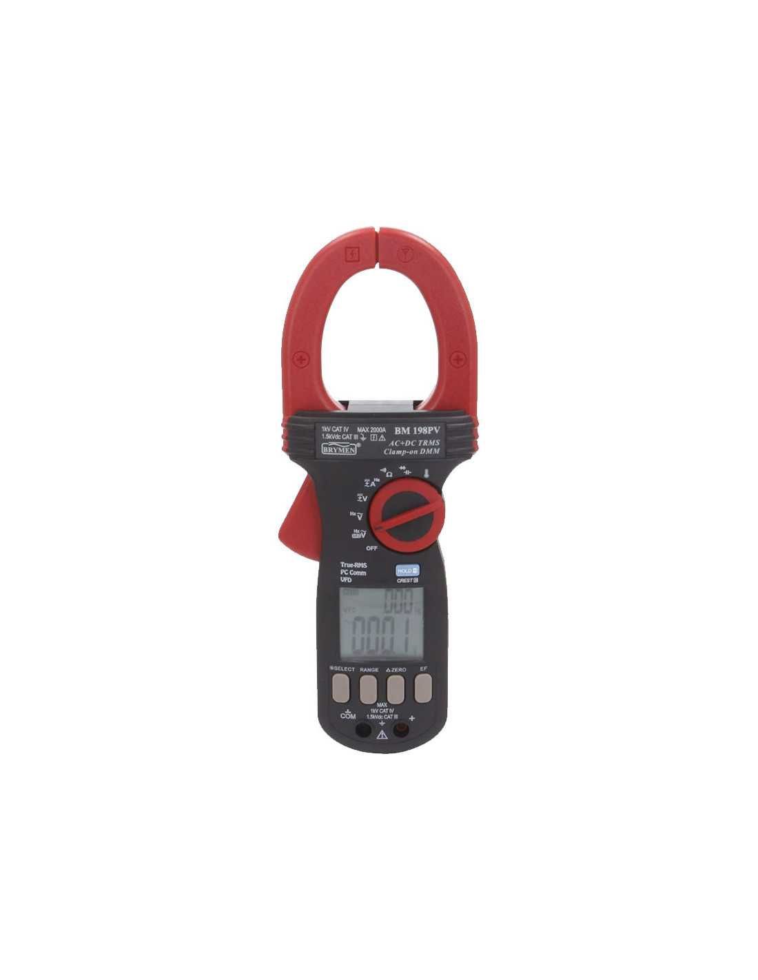 HellermannTyton Clamp Meter Digital 2000A ACDC CAT III 1500Vdc