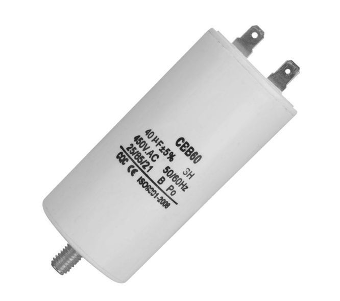 Motor RUN Capacitor 40uF 450V S+4T