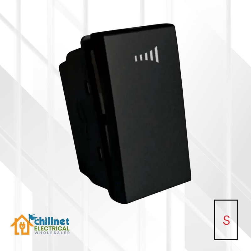 Matrix 16A DIM On-Off Module Black Small