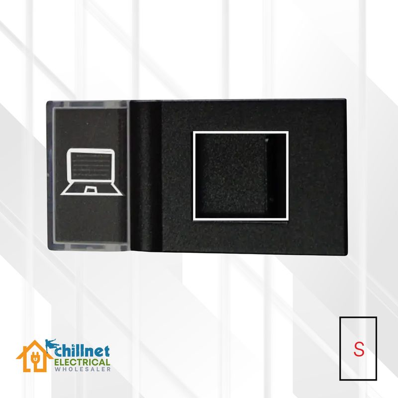 Matrix Data Module RJ45 Black Small