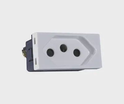 Matrix 16A Single ZA Socket White Small