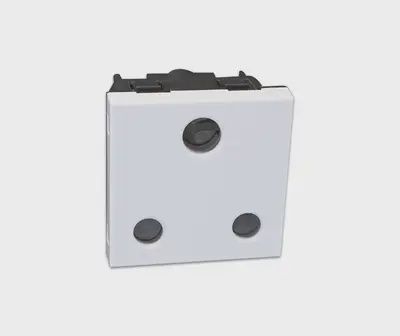Matrix 16A RSA Unswitched Socket White DBL Small