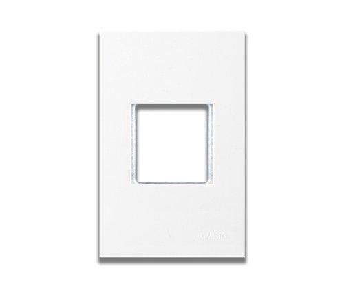 Matrix 2Lever Grid Plate 4x2 White Small