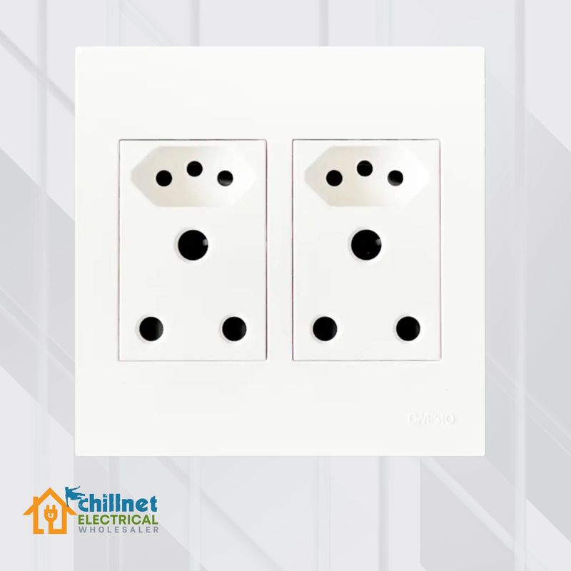 Matrix 4x4 Unswitched Euro x2 Combo White