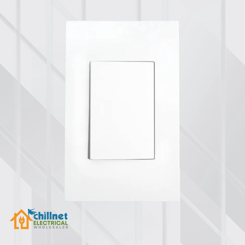 Matrix 1Lever 1Way Switch 4x2 White Large