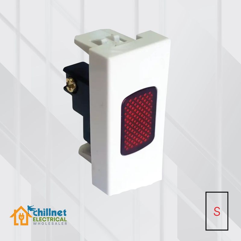 Matrix Red Indicator Module White Small