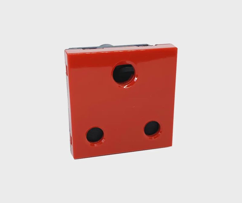Matrix RSA Socket Unswitched DED Red DBL Small