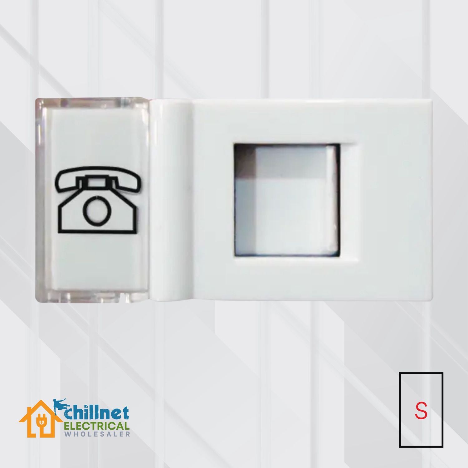 Matrix Telephone Module RJ11 White Small