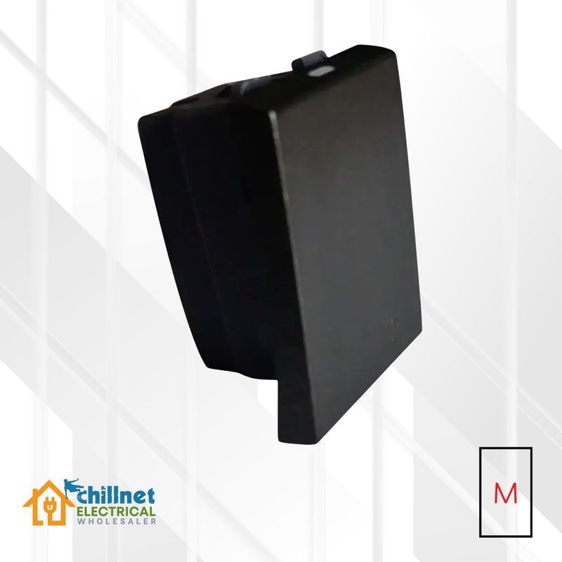 Matrix 16A 1Way Switch Module Black Med