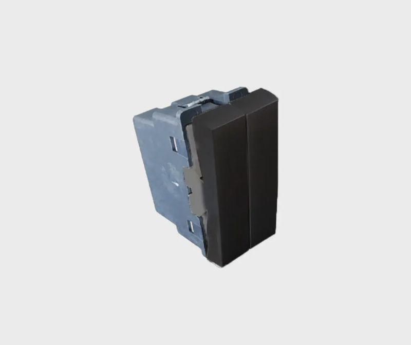 Matrix Split Switch 1Lever 1Way Black Small