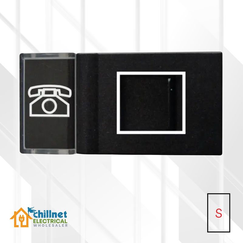 Matrix Telephone Module RJ11 Black Small