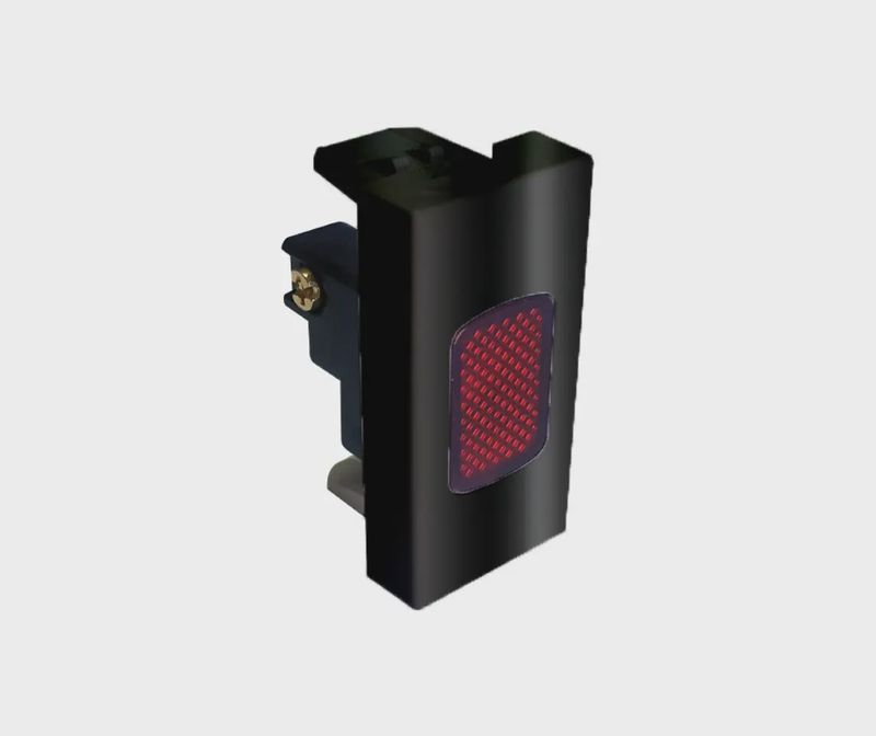 Matrix Red Indicator Module Black Small