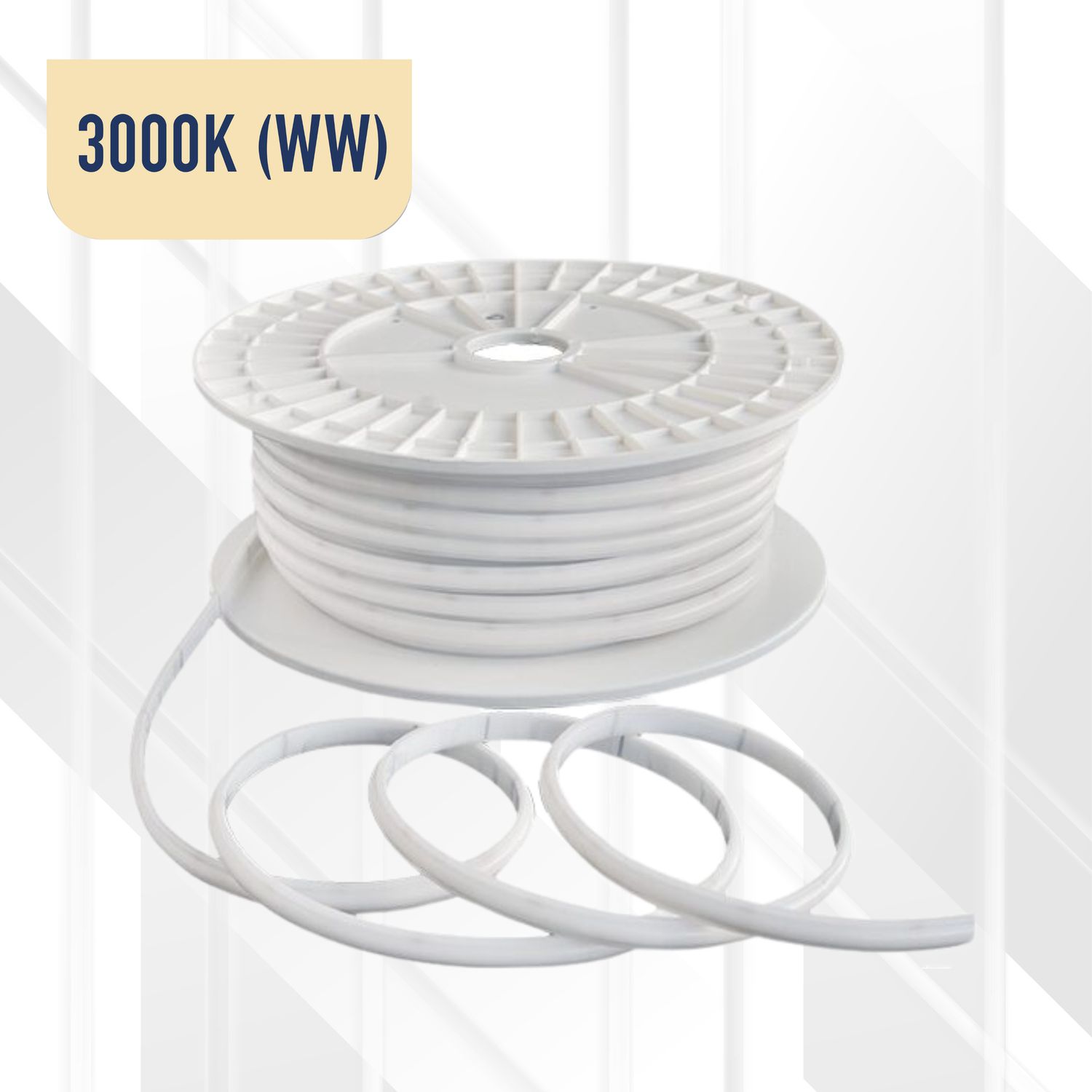 DYCE COB 230V 10W/M-1000lm-4.545cm Cut WW/M