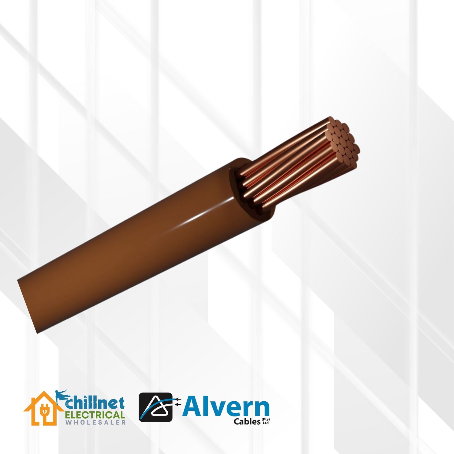 Housewire 1.5MM BROWN (GP), Quantity: Cut Per Meter
