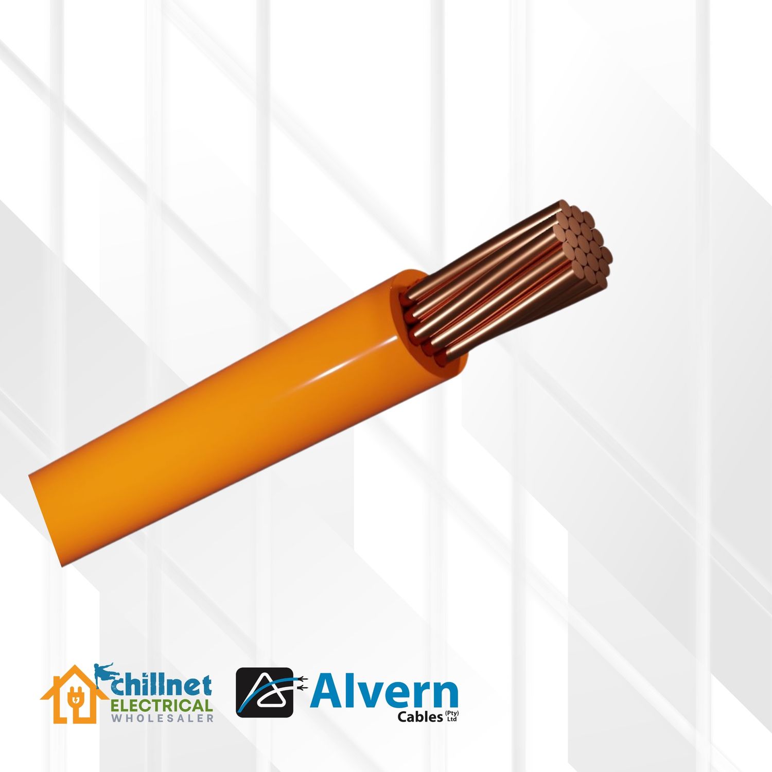Housewire 1.5MM ORANGE (GP), Quantity: Cut Per Meter