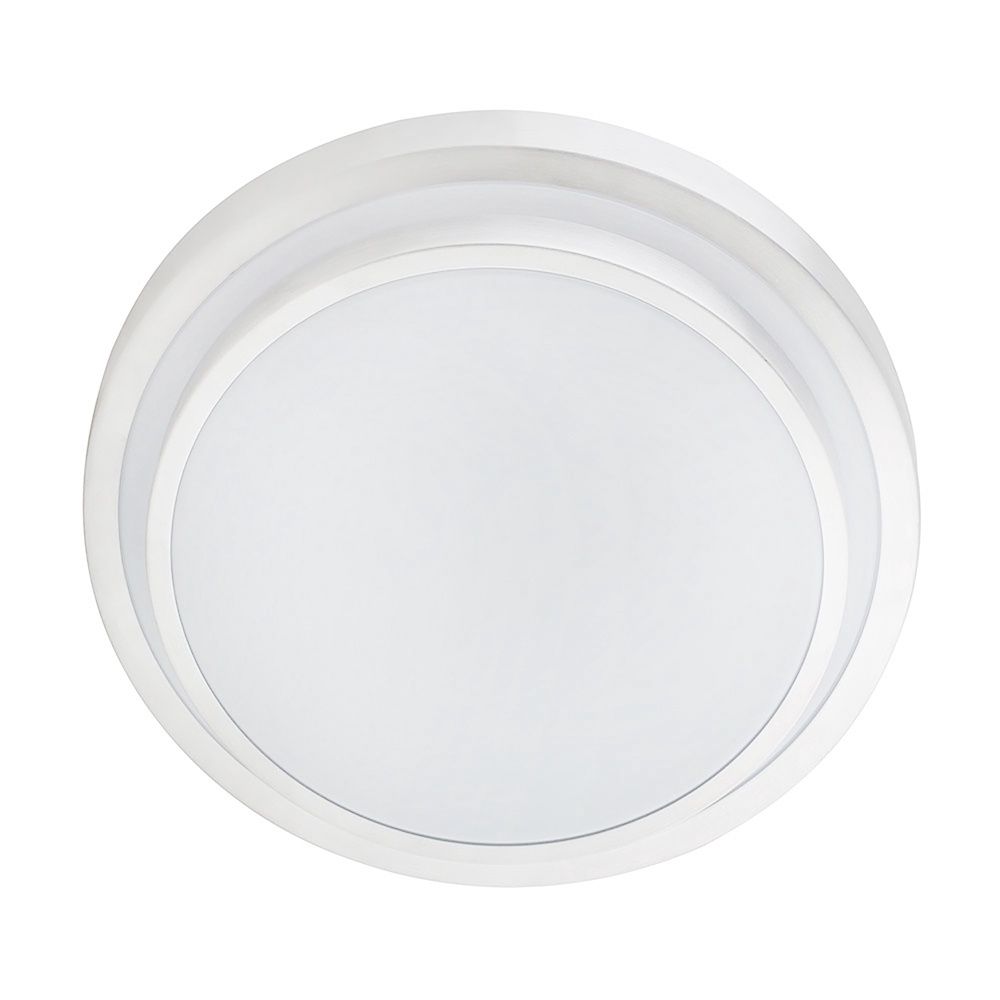 Power LED C/Light 24w Silver Tiered