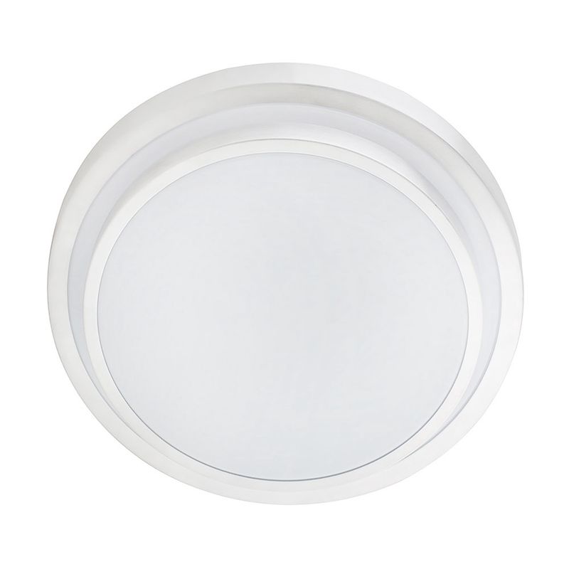 Power LED C/Light 24w Silver Tiered