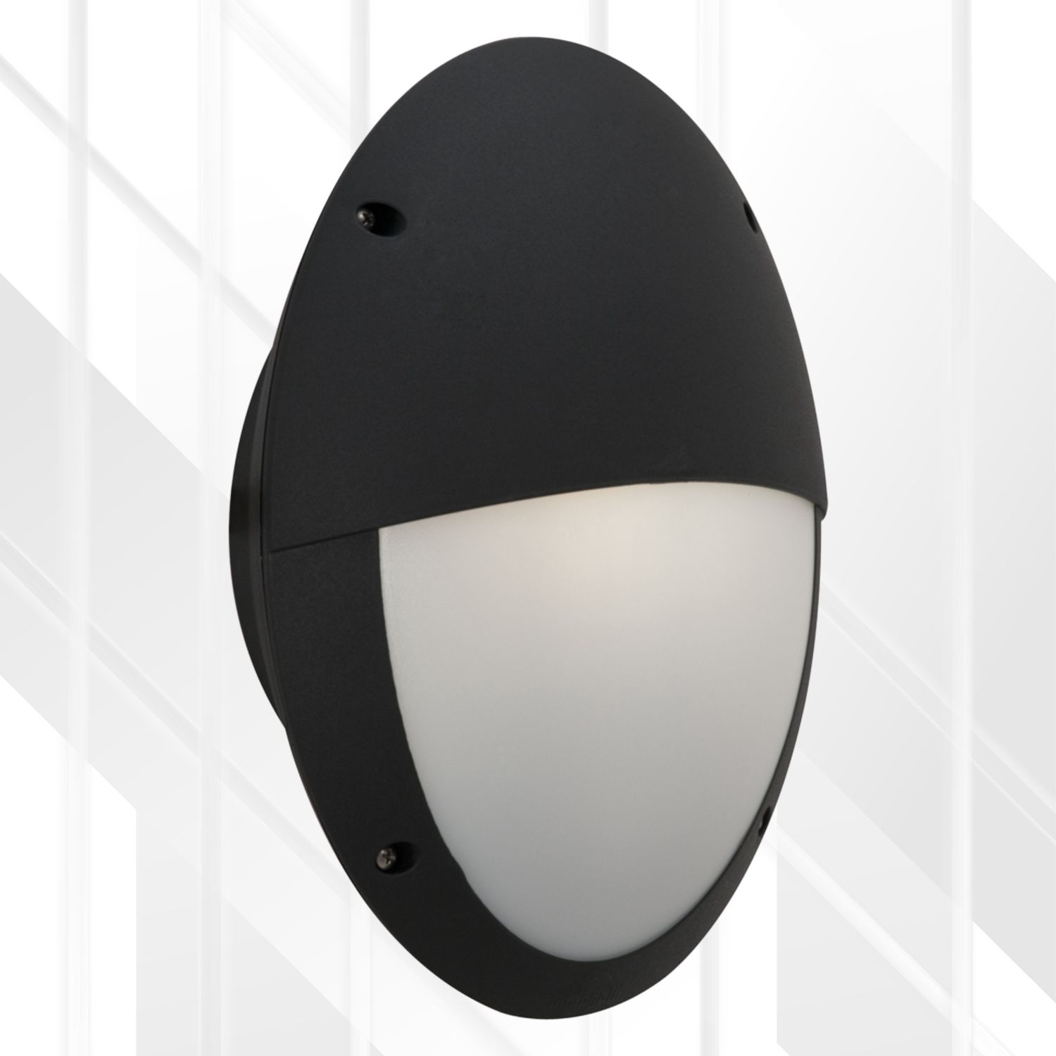 Fumagalli Maddi-Ve Bulkhead  1xCFL23W, Color: BLACK