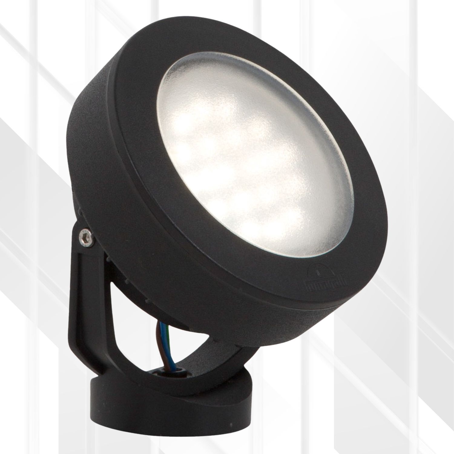 Fumagalli Tommy Floodlight GX53, Color: BLACK