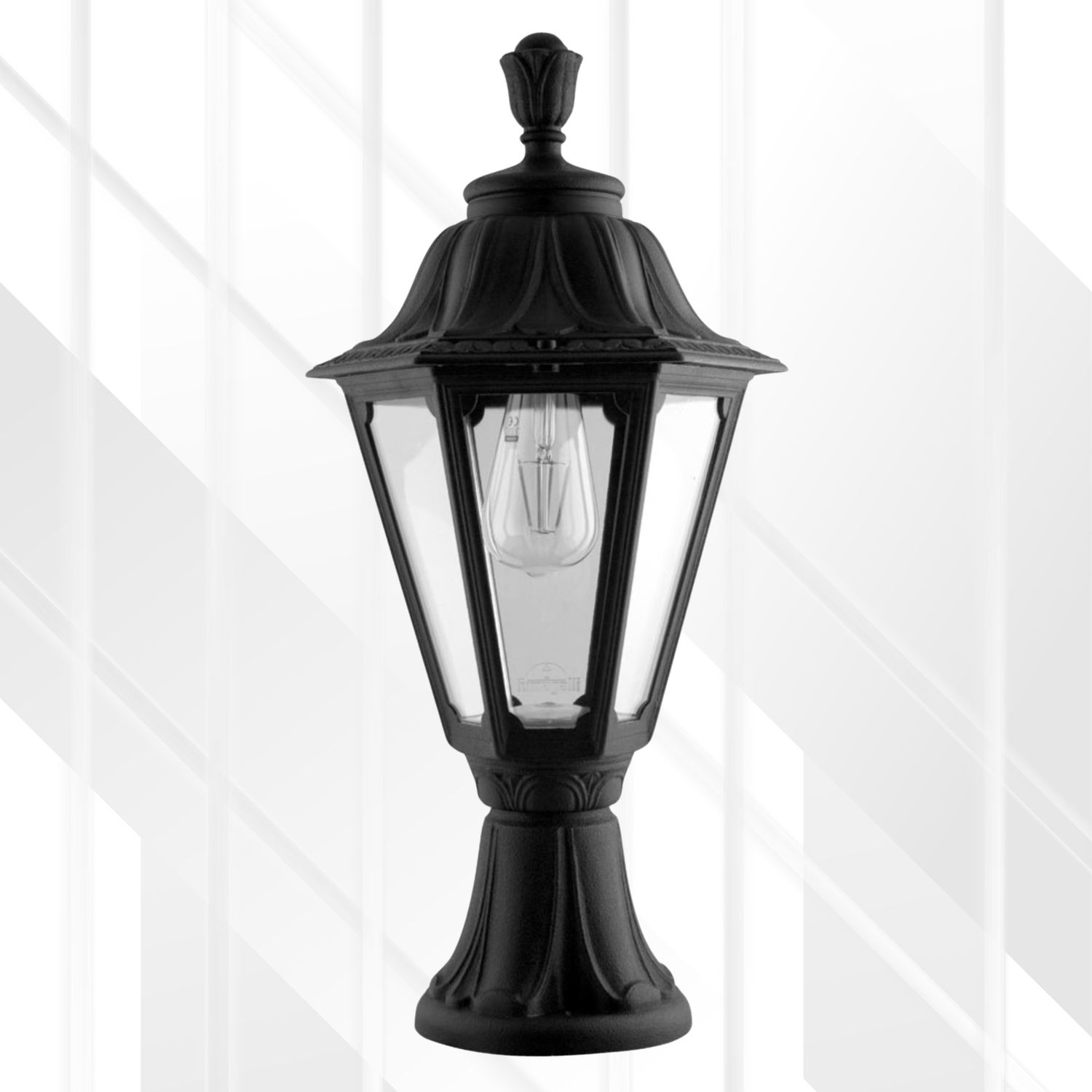 Fumagalli Minilot Rut Pedestal E27, Color: BLACK