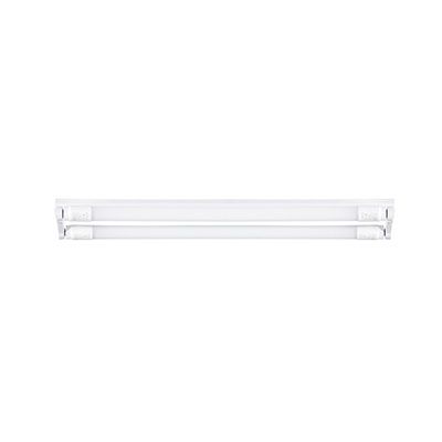 2FT Double Eco Open Channel wired for LED T8 2x9W