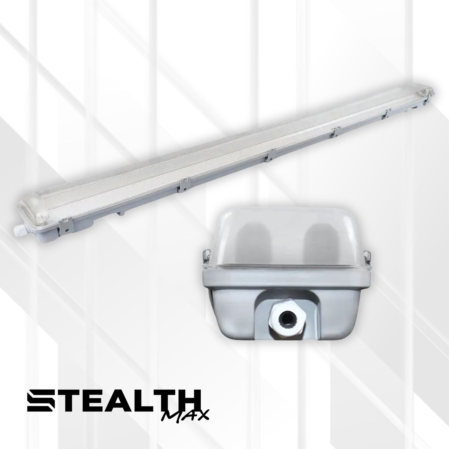 Stealth Max Tri-Proof 5FT 2T8 PC FX for LED