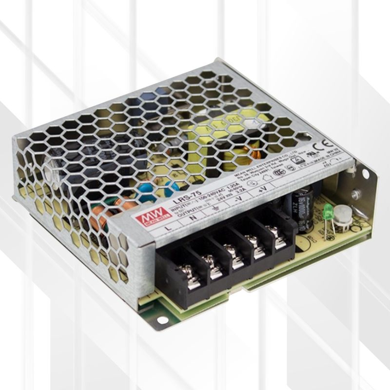 Enclosed 75W Power Supply Input 220V