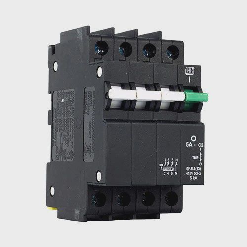 CBI 5A 3P+N 6kA Circuit Breaker C2 D/M