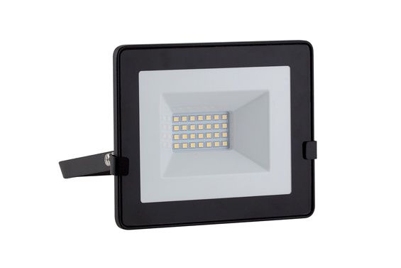 LED 20W Floodlight Black with Day Night Sensor Box 4000K