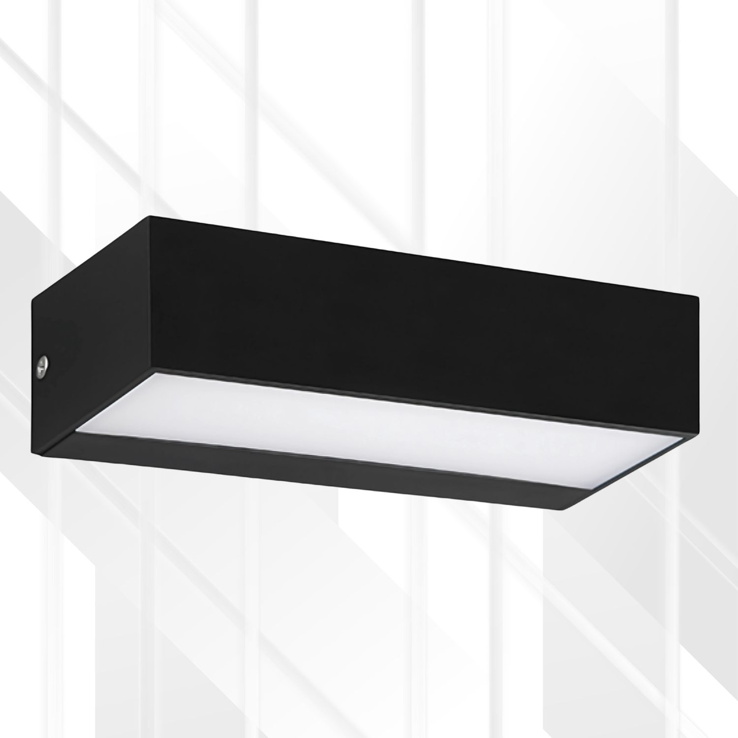Onyx Outdoor Wall Light Black LED 2x4.5W