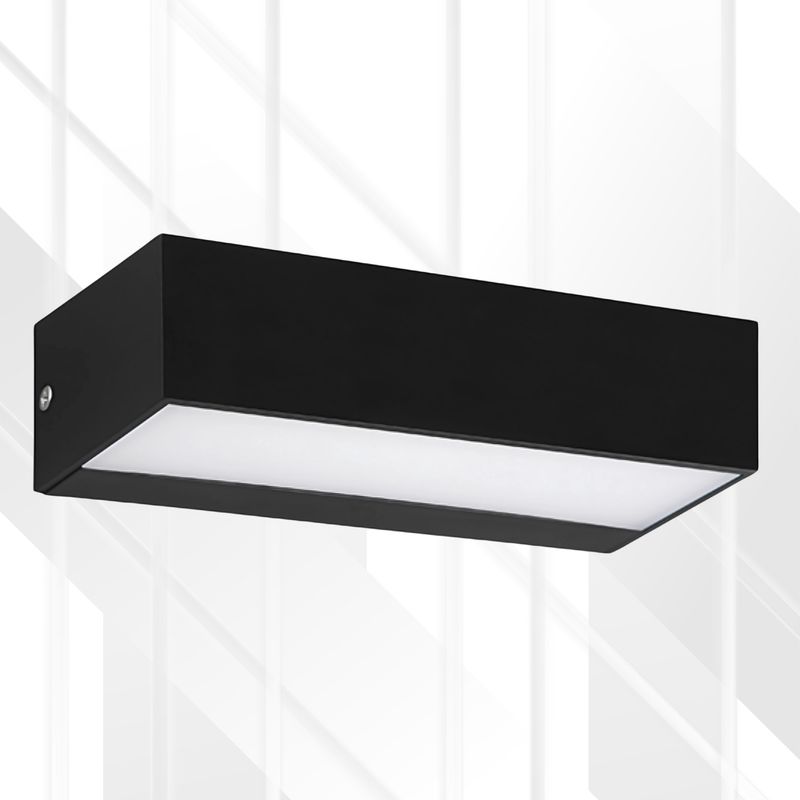 Onyx Outdoor Wall Light Black LED 2x4.5W