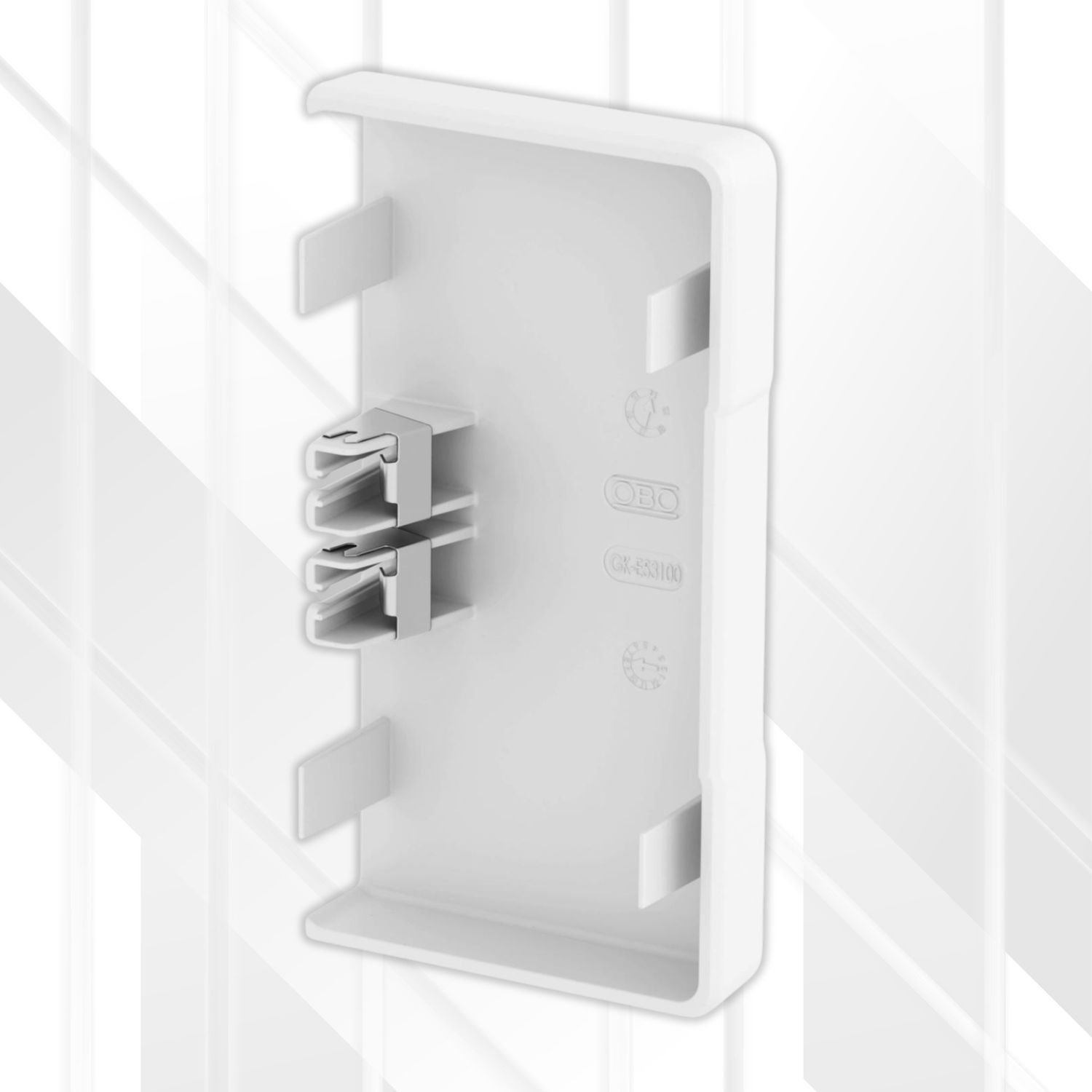 End Piece Rapid-45 GK-53100, Colour: Pure White