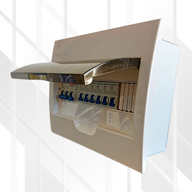 CHINT Populated DB Flush 12Way (Steel Tray)