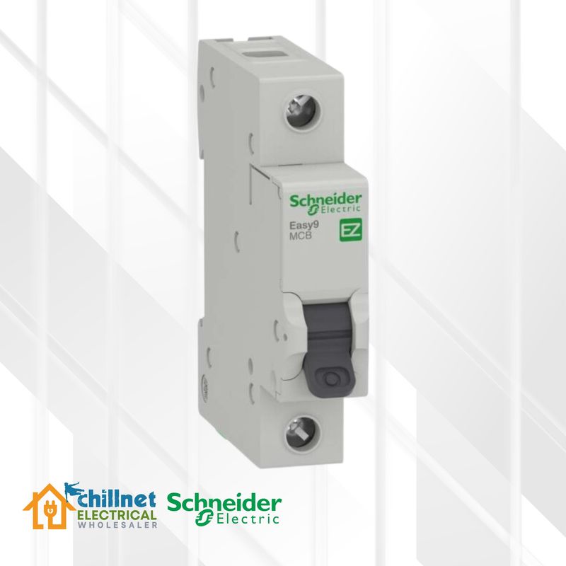Schneider 1P 3kA EZ9 MCB C-Curve DIN