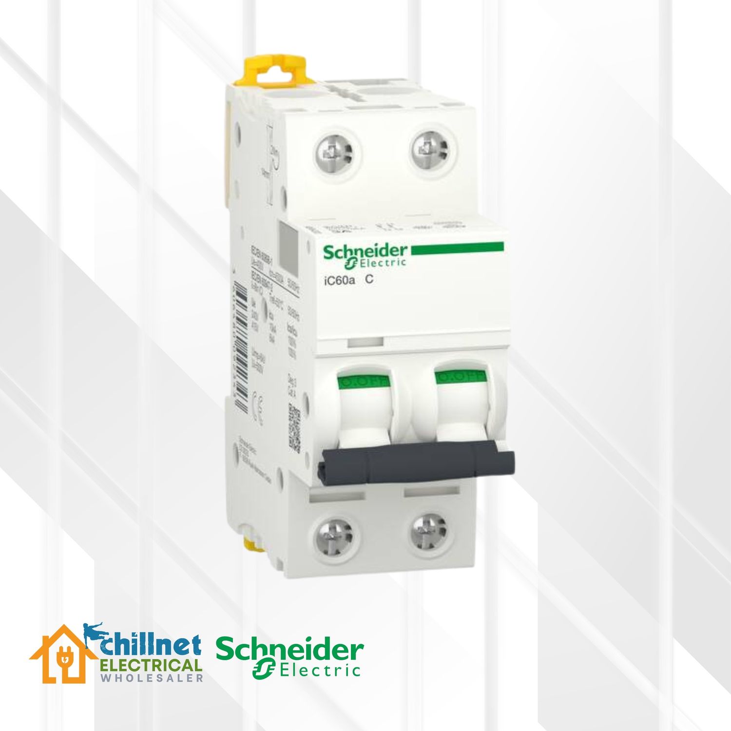 Schneider 2P 6kA Acti9 iC60A MCB C-Curve DIN