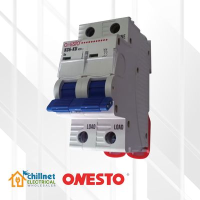 Onesto 2P 6kA MCB C-Curve DIN