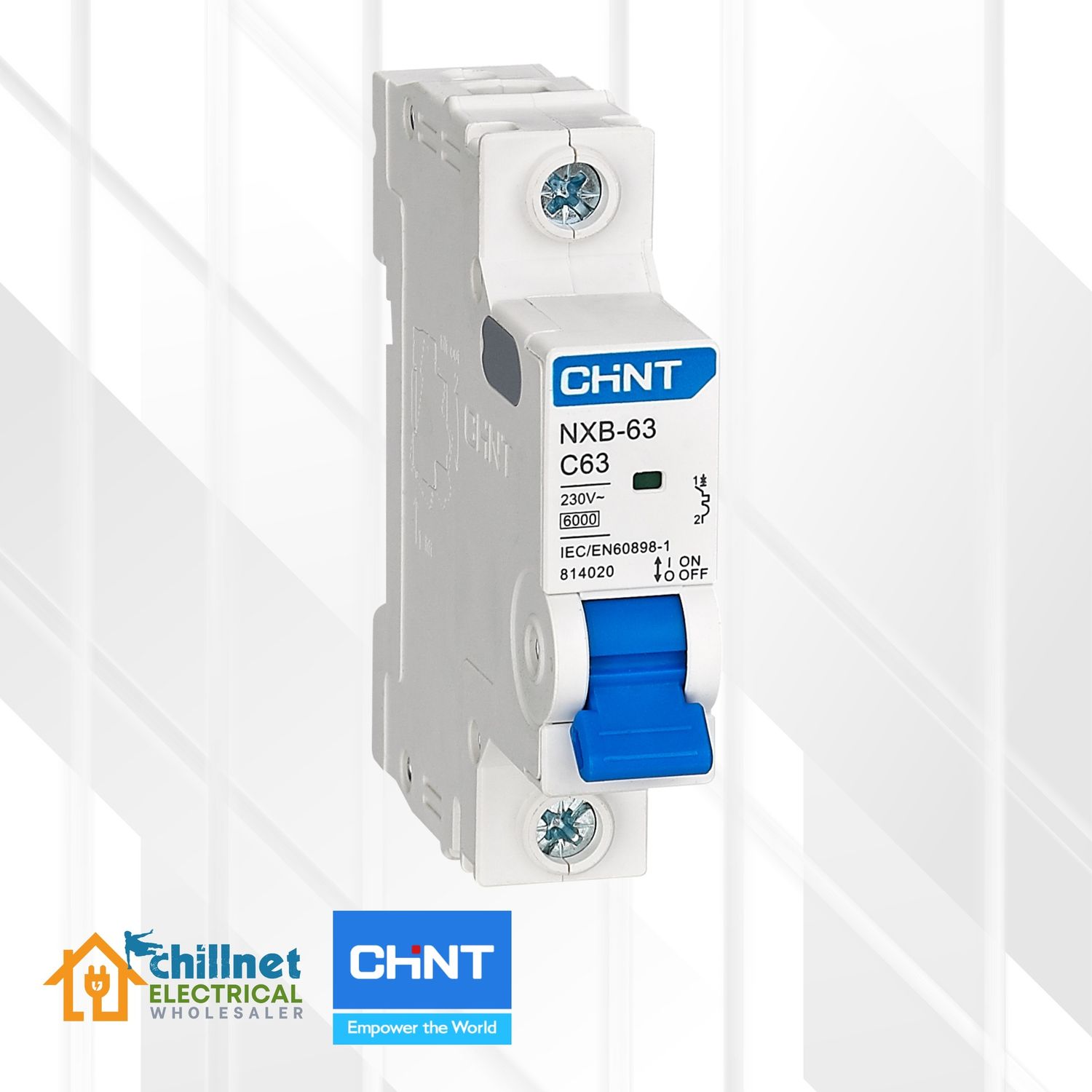 CHINT 1P 6kA MCB C-Curve DIN