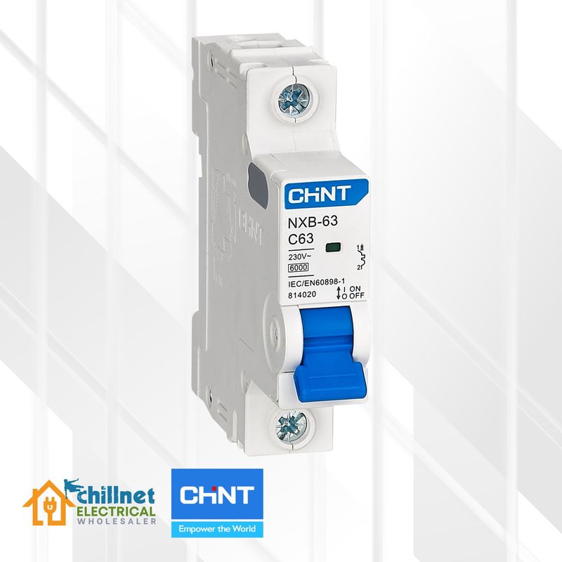 CHINT 1P 6kA MCB C-Curve DIN