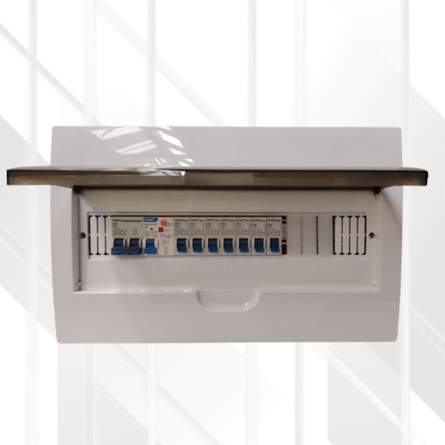 CHINT Populated DB Flush 18Way (Steel Tray)