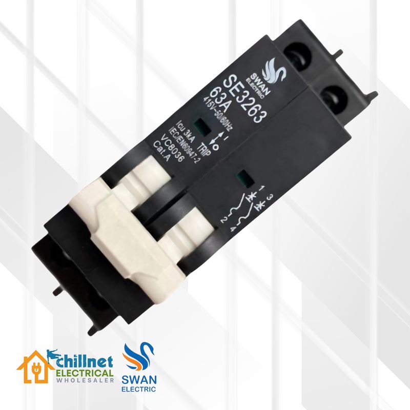 SWAN 2P 3kA MCB C-Curve SAMITE