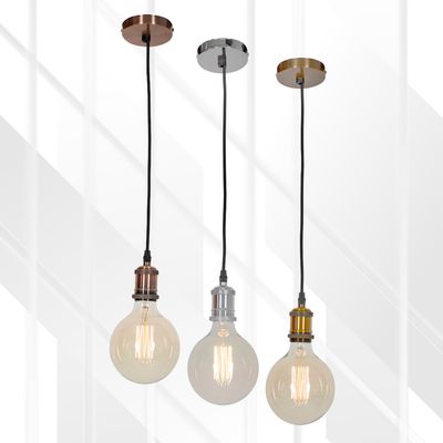 Pendant Aluminium E27 CE Lampholder