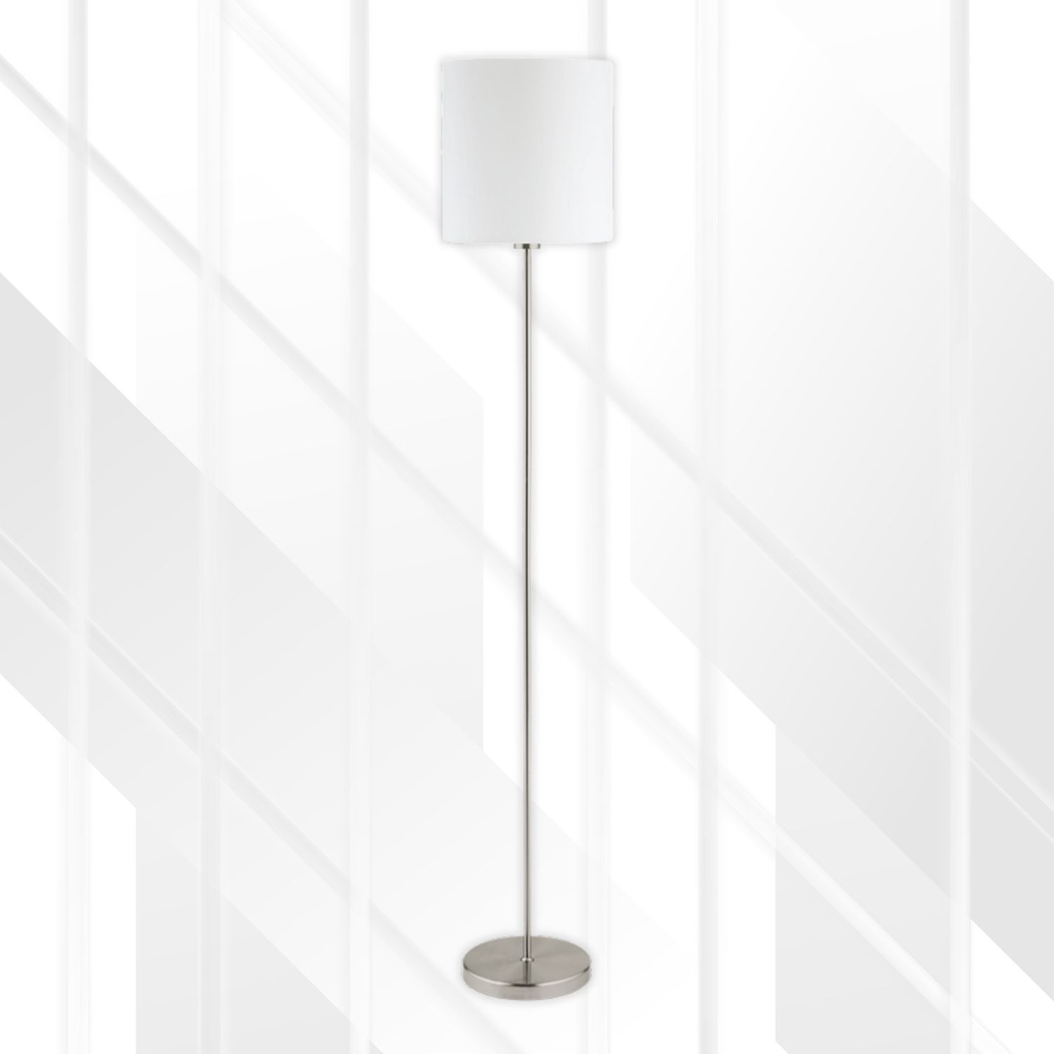 Pasteri Floor Light 280mm Satin Chrome