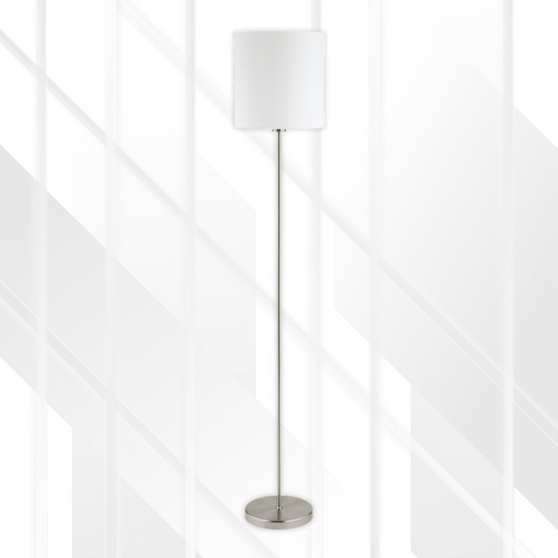 Pasteri Floor Light 280mm Satin Chrome