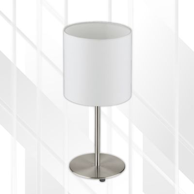 Pasteri Table Lamp Satin Chrome 180mm