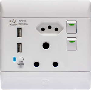 CBi USB/SA/EURO SSO 4x4 White