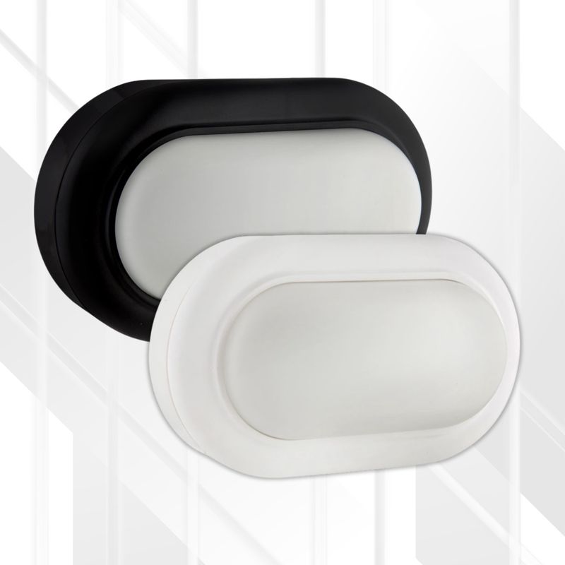 Oval Bulkhead 170mm LED 1x8W