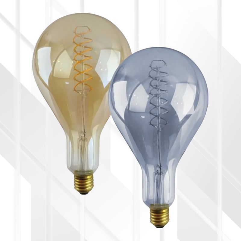 4W E27 LED PS40 Spiral Filament Bulb